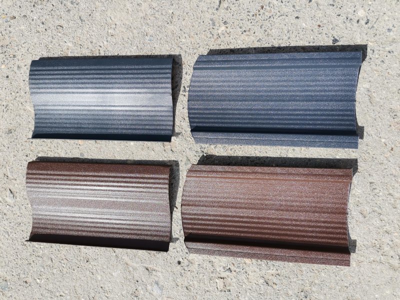 Металлопрофиль двусторонний под Стальной Бархат в Павлодаре