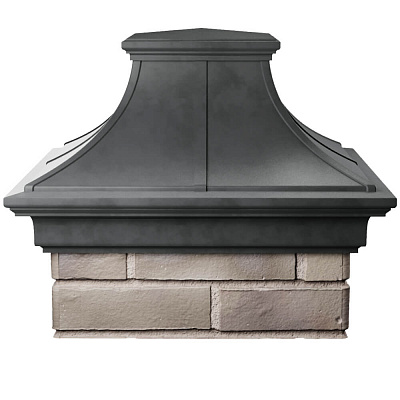 Колпак на столб забора MONBLAN PREMIUM Серый 1,5х1,5 кирпича 1