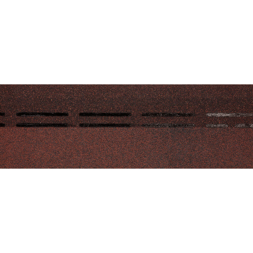 Коньково-карнизная черепица Docke PIE SIMPLE цвет Красный фото