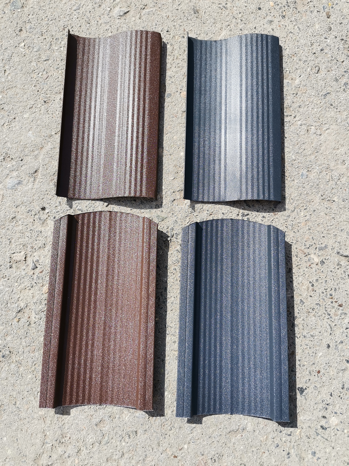 Металлопрофиль двусторонний под Стальной Бархат в Павлодаре